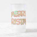 Buscar pan jengibre cerveza vasos Navidad