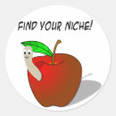 Buscar gusano etiquetas Ilustracion