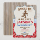 Buscar oeste salvaje invitaciones Silla de montar