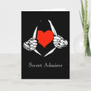 Buscar admirador secreto tarjetas Corazón