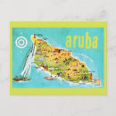 Buscar mapa de aruba postales Tropical