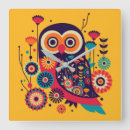 Buscar pájaro abstracto relojes de pared Diseño