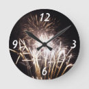 Buscar fuegos artificiales relojes de pared Patriótico
