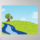 Buscar árbol solitario posters Río