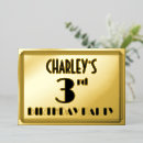 Buscar número 3 invitaciones General y unisex