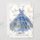 Buscar vestido azul invitaciones Mariposas
