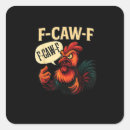 Buscar gallo divertido pegatinas F caw f