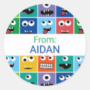 Buscar cara divertida pegatinas Cualquier niño