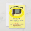 Buscar televisión invitaciones Vintage
