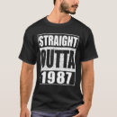 Buscar hecho en 1987 camisetas Divertido