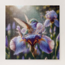 Buscar colibrí puzzles Flor