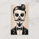 Buscar calavera tarjetas de visita Peluquería