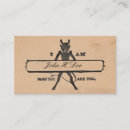 Buscar diablo tarjetas de visita Vintage
