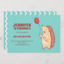 Buscar hedgehog invitaciones Animal