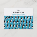 Buscar pingüino tarjetas de visita Negocio