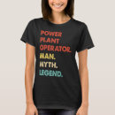 Buscar power plant camisetas Operador