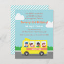 Buscar autobús amarillo invitaciones Transporte
