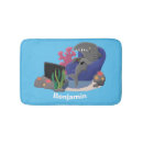 Buscar tiburón alfombrillas de baño Océano