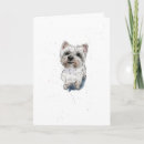 Buscar westie tarjetas Acuarela