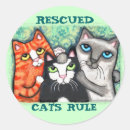 Buscar rescatado pegatinas Gatos