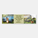 Buscar el caminar pegatinas parachoque Perro