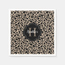 Buscar leopardo servilletas Huella de leopardo