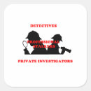 Buscar detective pegatinas Policía