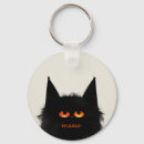 Buscar gato negro llaveros General y unisex