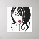 Buscar labios rojos lienzos Cara