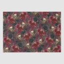 Buscar rosas del vintage papel de seda Rojo