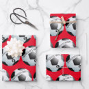 Buscar futbol papel de regalo Para él