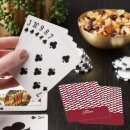 Buscar costura barajas de cartas Rojo
