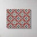 Buscar tribal lienzos Rojo