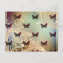 Buscar mariposas vintage postales Rosa