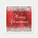 Buscar red christmas servilletas de papel Moderno