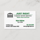 Buscar garaje tarjetas de visita Reparar