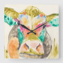 Buscar vacas relojes de pared Animal