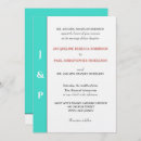 Buscar turquesa y coral invitaciones General y unisex