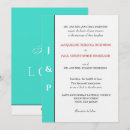 Buscar turquesa y coral invitaciones General y unisex