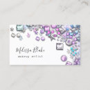 Buscar cristal tarjetas de visita Salón de belleza