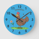Buscar gallina relojes de pared General y unisex