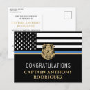 Buscar línea azul fina invitaciones Oficial de policía