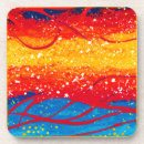 Buscar olas oceánicas posavasos Azul