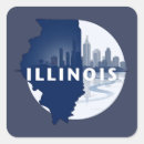 Buscar illinois pegatinas Campo de resorte