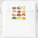 Buscar comidas pegatinas Abastecedor