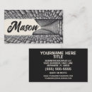 Buscar fondo piedra de tarjetas de visita Albañil