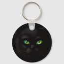 Buscar ojos verdes llaveros Gato