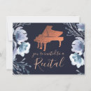Buscar piano invitaciones Floral