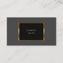Buscar modelo gris tarjetas de visita Oro