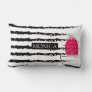 Buscar cebra rayada cojines Negro